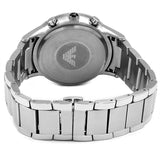 Buy Shop Emporio Armani Classic Chronograph Black Dial Silver Steel Strap Watch For Men - AR2434 USA Online