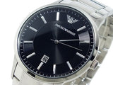 Emporio Armani Sportivo Black Dial Silver Stainless Steel Watch For Men - AR2457