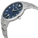 Buy Shop Emporio Armani Renato Blue Dial Silver Steel Strap Watch For Men - AR2477 USA Online