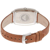 Buy Shop Emporio Armani Epsilon Quartz Brown Dial Brown Leather Strap Watch For Men - AR2489 USA Online