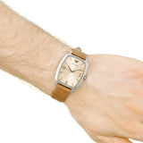 Buy Shop Emporio Armani Epsilon Quartz Brown Dial Brown Leather Strap Watch For Men - AR2489 USA Online