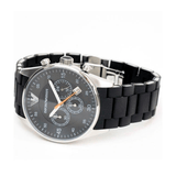 Buy Shop Emporio Armani Sportivo Chronograph Black Dial Black Strap Watch For Men - AR5858 USA Online