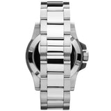 Buy Shop Emporio Armani Bracelet Collection Black Dial Silver Steel Strap Watch For Men - AR5970 USA Online