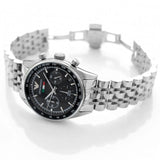 Buy Shop Emporio Armani Sportivo Chronograph Black Dial Silver Steel Strap Watch For Men - AR5984 USA Online