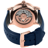 Buy Shop Emporio Armani Meccanico Automatic Blue Dial Blue Leather Strap Watch For Men - AR60050 USA Online