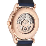 Buy Shop Emporio Armani Meccanico Automatic Blue Dial Blue Leather Strap Watch For Men - AR60050 USA Online