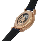 Buy Shop Emporio Armani Meccanico Automatic Blue Dial Blue Leather Strap Watch For Men - AR60050 USA Online
