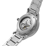 Buy Shop Emporio Armani Meccanico Automatic Black Dial Silver Steel Strap Watch For Men - AR60055 USA Online
