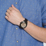 Buy Shop Emporio Armani Delta Chronograph Brown Dial Brown Leather Strap Dial Watch For Men - AR6055 USA Online
