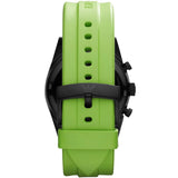 Buy Shop Emporio Armani Sports Analog Black Dial Green Rubber Strap Watch For Men - AR6115 USA Online