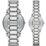 Buy Shop Emporio Armani Quartz White Dial Silver Steel Strap Watch For Men - AR90000 USA Online