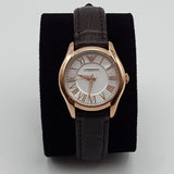 Buy Shop Emporio Armani Classic White Dial Brown Leather Strap Watch For Men - AR9035 USA Online