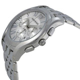Buy Shop Emporio Armani Velente Chronograph Quartz Silver Dial Silver Steel Strap Watch For Men - AR1702 USA Online