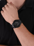 Buy Shop Emporio Armani Meccanico Automatic Black Dial Black Steel Strap Watch For Men - AR60054 USA Online