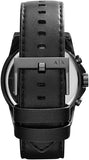 Buy Shop Armani Exchange Banks Chronograph Black Dial Black Leather Strap Watch For Men - AX1724 USA Online