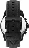 Buy Shop Armani Exchange Banks Chronograph Black Dial Black Leather Strap Watch For Men - AX1724 USA Online
