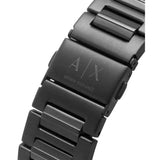 Buy Shop Armani Exchange Banks Chronograph Black Dial Black Steel Strap Watch For Men - AX1722 USA Online