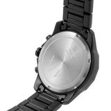 Buy Shop Armani Exchange Banks Chronograph Black Dial Black Steel Strap Watch For Men - AX1722 USA Online
