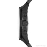 Buy Shop Armani Exchange Banks Chronograph Black Dial Black Steel Strap Watch For Men - AX1722 USA Online