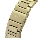 Buy Shop Armani Exchange Banks Chronograph Black Dial Gold Steel Strap Watch For Men - AX1721 USA Online