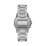 Buy Shop Armani Exchange Banks Chronograph Black Dial Silver Steel Strap Watch For Men - AX1720 USA Online