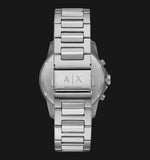 Buy Shop Armani Exchange Banks Chronograph Black Dial Silver Steel Strap Watch For Men - AX1720 USA Online