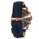 Buy Shop Armani Exchange Banks Chronograph Blue Dial Blue Leather Strap Watch For Men - AX1723 USA Online