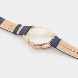 Buy Shop Armani Exchange Banks Chronograph Blue Dial Blue Leather Strap Watch For Men - AX1723 USA Online