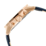 Buy Shop Armani Exchange Banks Chronograph Blue Dial Blue Leather Strap Watch For Men - AX1723 USA Online