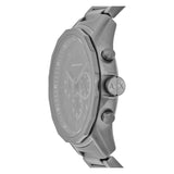 Buy Shop Armani Exchange Banks Chronograph Blue Dial Grey Steel Strap Watch For Men - AX1731 USA Online