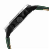 Buy Shop Armani Exchange Banks Chronograph Green Dial Green Leather Strap Watch For Men - AX1725 USA Online