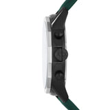 Buy Shop Armani Exchange Banks Chronograph Green Dial Green Leather Strap Watch For Men - AX1725 USA Online