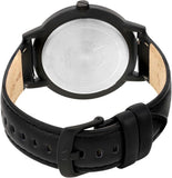 Buy Shop Armani Exchange Cayde Analog Black Dial Black Leather Strap Watch For Men - AX7120 USA Online
