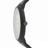 Buy Shop Armani Exchange Cayde Analog Black Dial Black Leather Strap Watch For Men - AX7120 USA Online