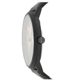 Buy Shop Armani Exchange Cayde Analog Black Dial Black Leather Strap Watch For Men - AX7120 USA Online