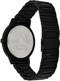 Buy Shop Armani Exchange Cayde Analog Black Dial Black Steel Strap Watch For Men - AX2701 USA Online