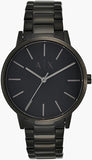 Buy Shop Armani Exchange Cayde Analog Black Dial Black Steel Strap Watch For Men - AX2701 USA Online