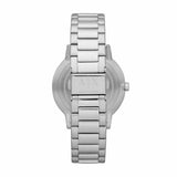 Buy Shop Armani Exchange Cayde Analog Black Dial Silver Steel Strap Watch For Men - AX2700 USA Online