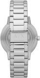 Buy Shop Armani Exchange Cayde Analog Black Dial Silver Steel Strap Watch For Men - AX2700 USA Online