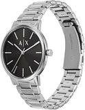 Buy Shop Armani Exchange Cayde Analog Black Dial Silver Steel Strap Watch For Men - AX2700 USA Online