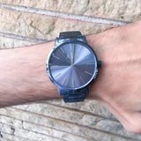 Buy Shop Armani Exchange Cayde Analog Blue Dial Blue Steel Strap Watch For Men - AX2702 USA Online