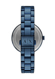 Buy Shop Armani Exchange Cayde Analog Blue Dial Blue Steel Strap Watch For Men - AX2702 USA Online