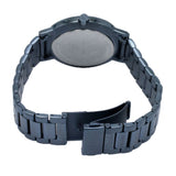 Buy Shop Armani Exchange Cayde Analog Blue Dial Blue Steel Strap Watch For Men - AX2702 USA Online