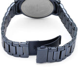 Buy Shop Armani Exchange Cayde Analog Blue Dial Blue Steel Strap Watch For Men - AX2702 USA Online