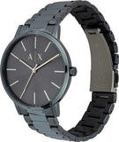 Buy Shop Armani Exchange Cayde Analog Blue Dial Blue Steel Strap Watch For Men - AX2702 USA Online