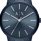 Buy Shop Armani Exchange Cayde Analog Blue Dial Blue Steel Strap Watch For Men - AX2702 USA Online