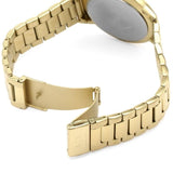 Buy Shop Armani Exchange Cayde Analog Gold Dial Gold Steel Strap Watch For Men - AX2707 USA Online