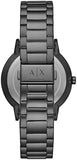 Buy Shop Armani Exchange Cayde Analog Grey Dial Grey Steel Strap Watch For Men - AX2722 USA Online