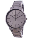 Buy Shop Armani Exchange Cayde Analog Grey Dial Grey Steel Strap Watch For Men - AX2722 USA Online