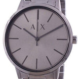 Buy Shop Armani Exchange Cayde Analog Grey Dial Grey Steel Strap Watch For Men - AX2722 USA Online